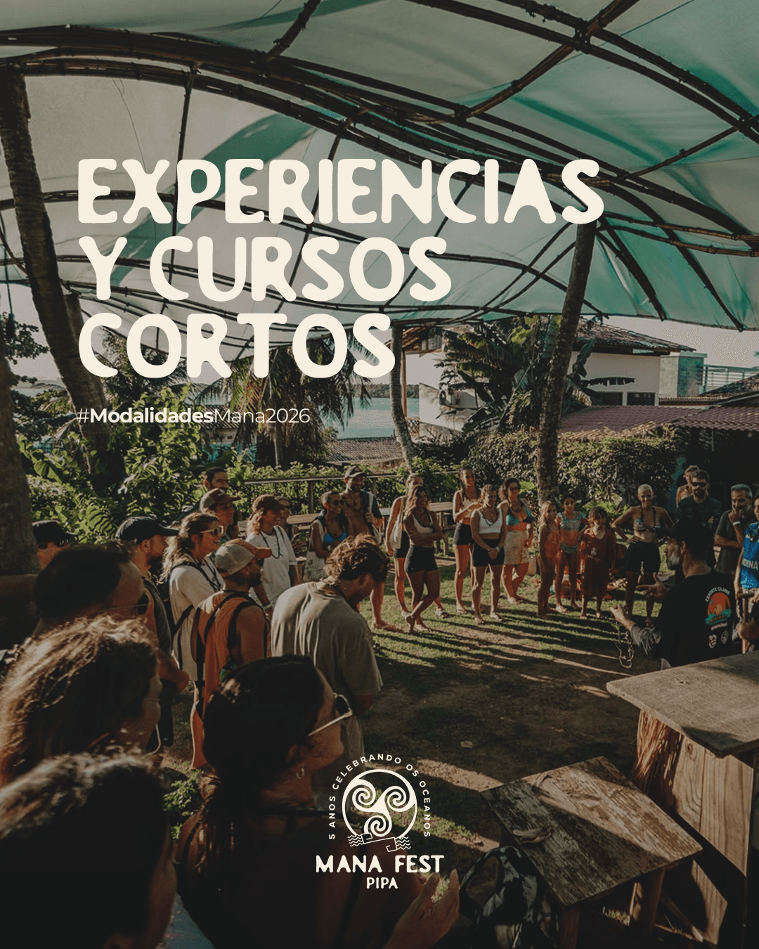 Flyer de la modalidad experiencias