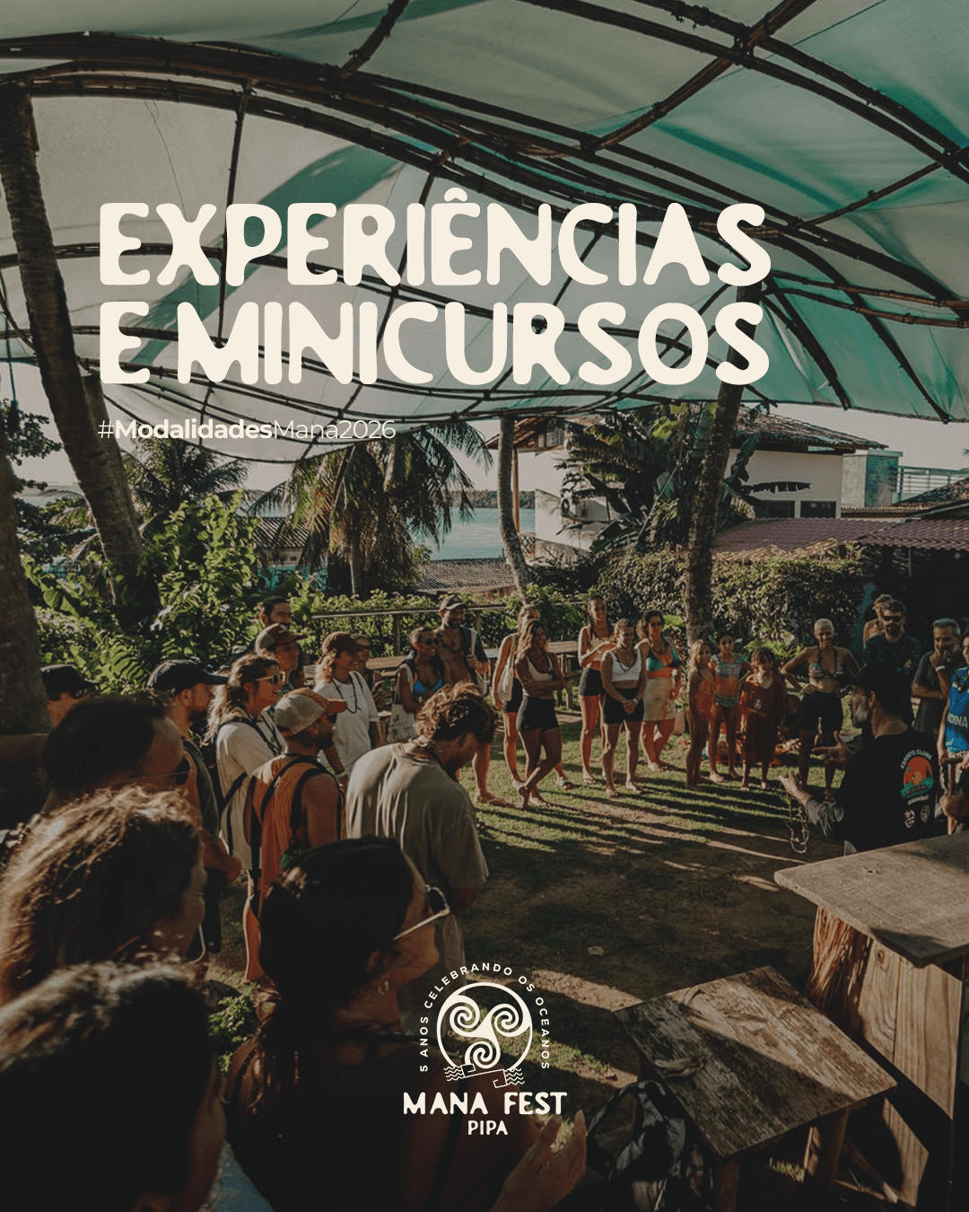 Flyer da modalidade experiencias